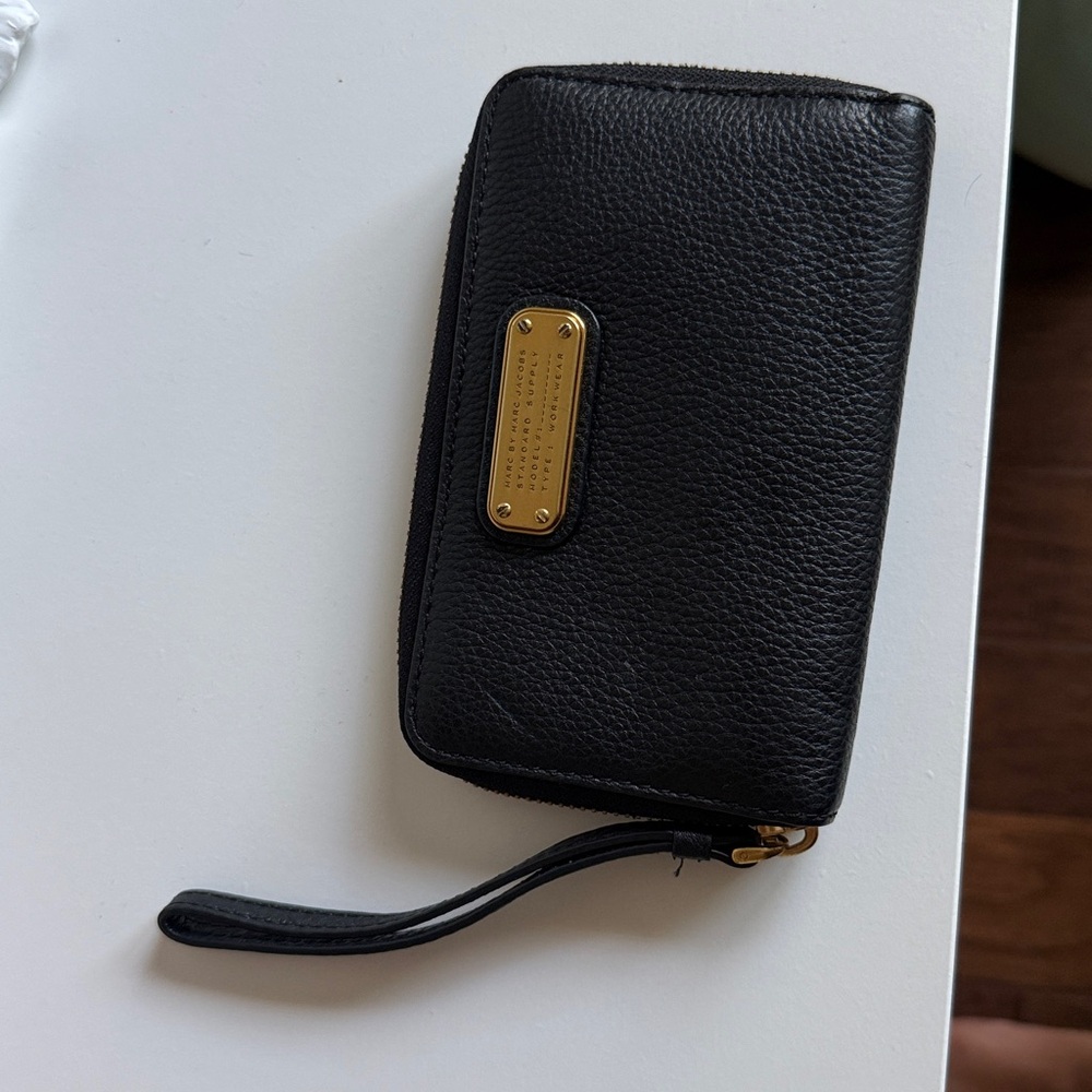 Marc Jacobs Black Leather Wallet